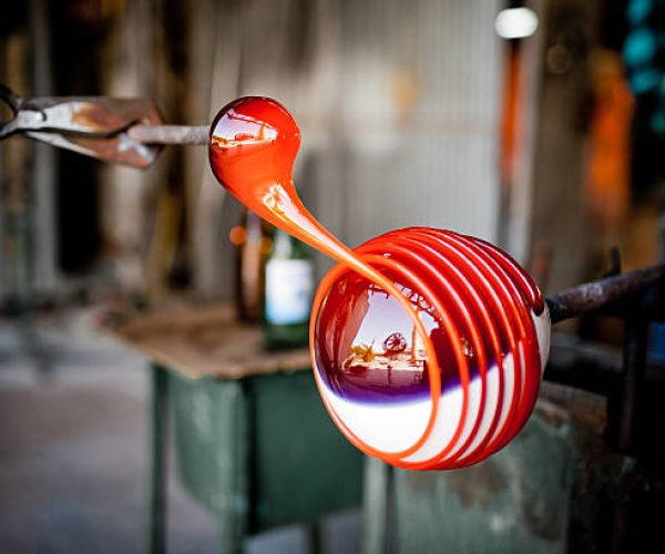 hand made glass blowing